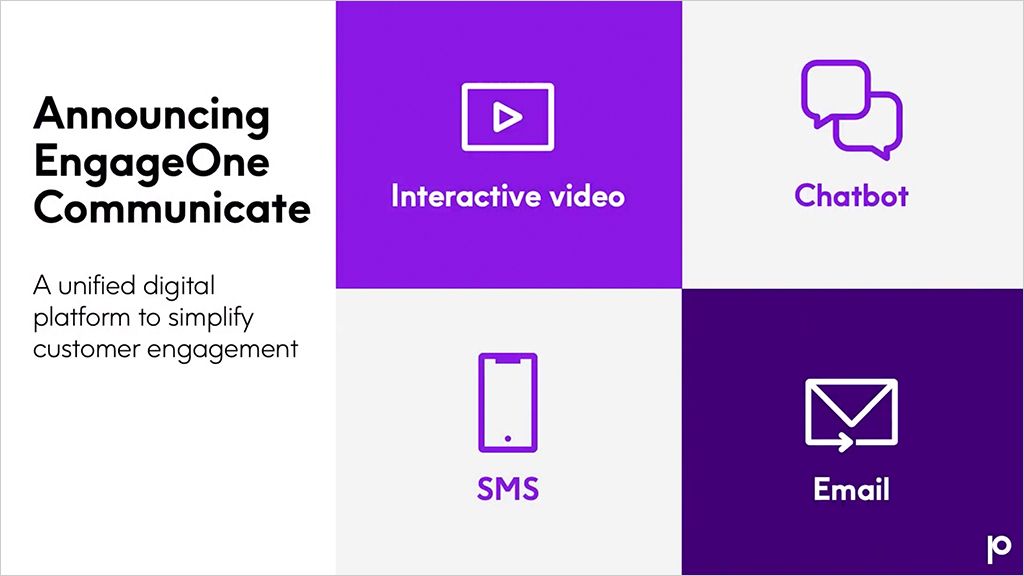 EngageOne Communicate slide